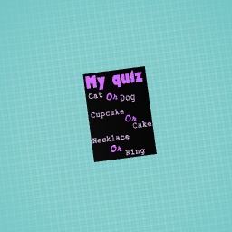 My quiz