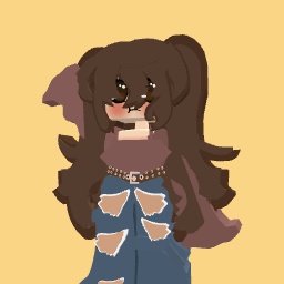 Cute girl brown