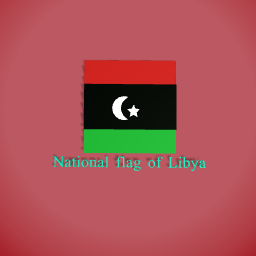 National flag of Libya