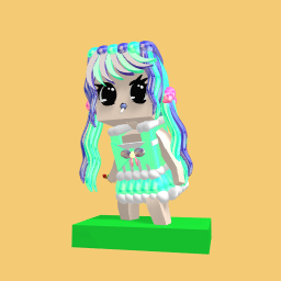 Cyan girl