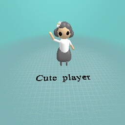 Cute player as a doll