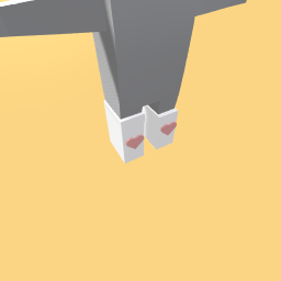 -=white socks w pink hearts