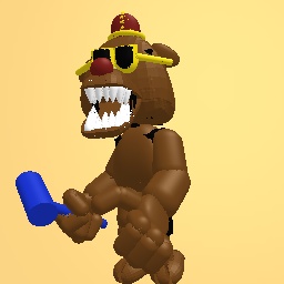 the banana splits movie:drooper (with teeth and hammer)