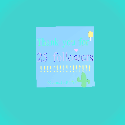 thank you for followers!