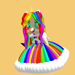 Cute rainbow unicorn  girl, with iphone 11