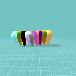 10 Different Coloured Teeths