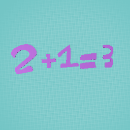 2+1=3