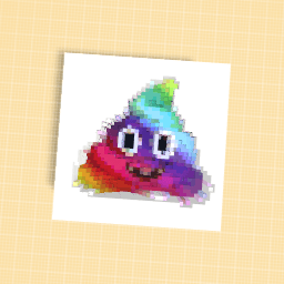 Rainbow poo