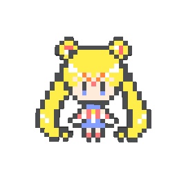 Sailor moon :3 pixels please dont flop-