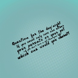 Question for the day/night