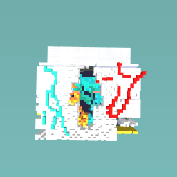 cool herobrine in minecraft