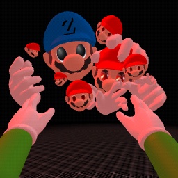 invasion of the curse Mario heads