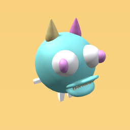 Dragon head funny pastel