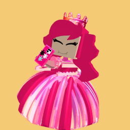 The reddish pinkish beautiful elf it in the whole universe and I love you