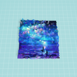 in to the night sky.