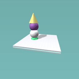 The spllatered ice-cram