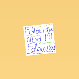 Send this to your followers and tell them to follow me