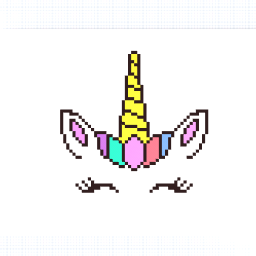 pixel unicorn