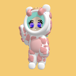 cute pink cow