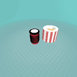 Pocorn And a deformed coke