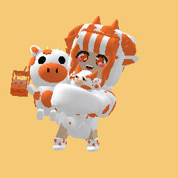 Orange cow