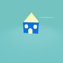 A person building a house