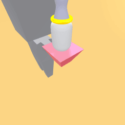 baby bottle in a plate