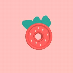 strawberry donut 🍩