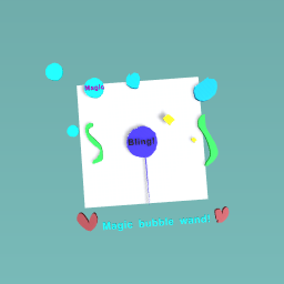 Bubble wand.