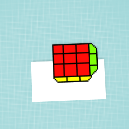 rubix cube drawing