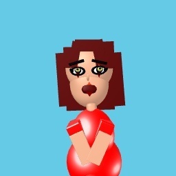 Shy Clown Make-Up Girl