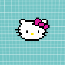 hello kitty pixel