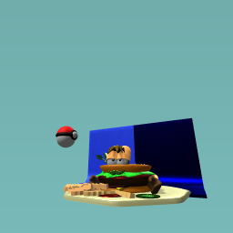 Mr hamburger gets cahut