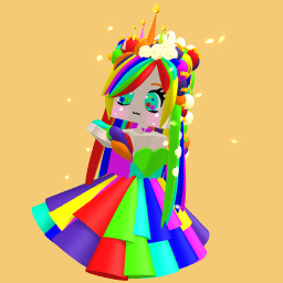 Rainbow girl
