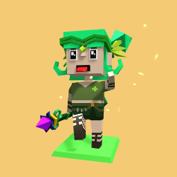 Green girl UwU