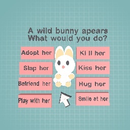 A wild bunny apears......