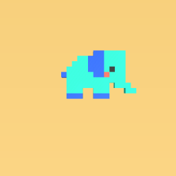 Blue Baby Elephant