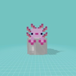 Bucket Of Axolotl 3D