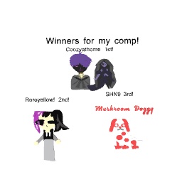 Comp winners!!!