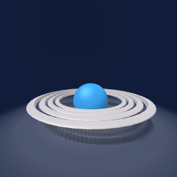 Ringed green planet