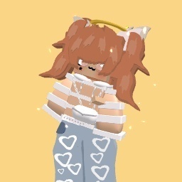 Gradient orange outfit