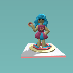 Donut girl - for Choco Donut31 coin comp