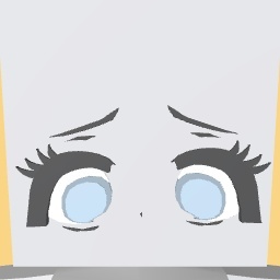 Eyes cute girl blue