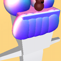 Snowy white teddy hair