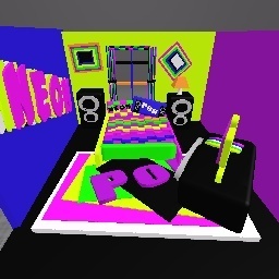 Neon pop room