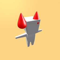 Angel vs devil (devil horns)