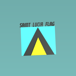 The Flag Of Saint Lucia