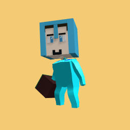 Steve with a dirt block