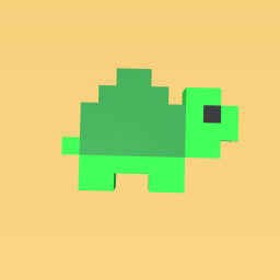 pixel baby turtle