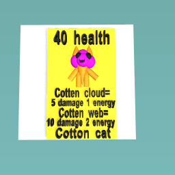 Cotton cats card